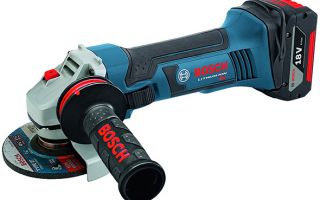 Новые аккумуляторные угловые шлифмашины Bosch