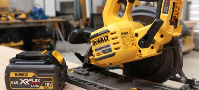 5 вещей, которые нужно знать о циркулярной пиле DeWalt DCS575 54V